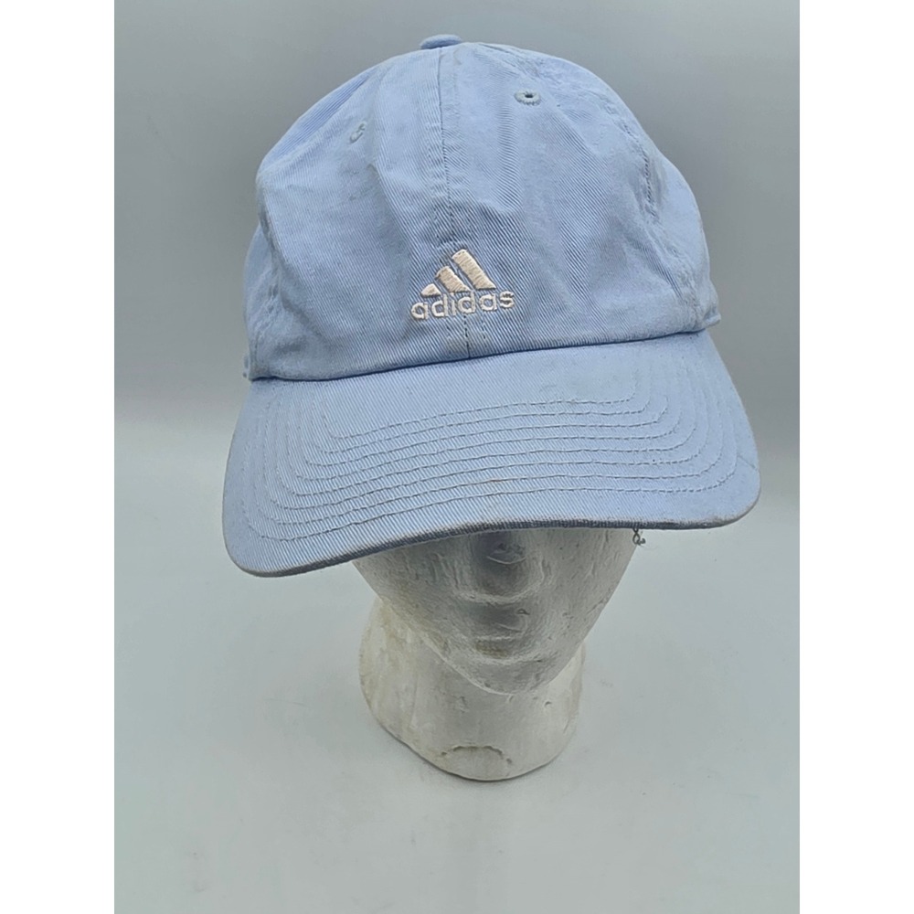 Adidas Aeroready Dad Hat Baby Blue Cotton Adjustable Strapback Baseball Cap